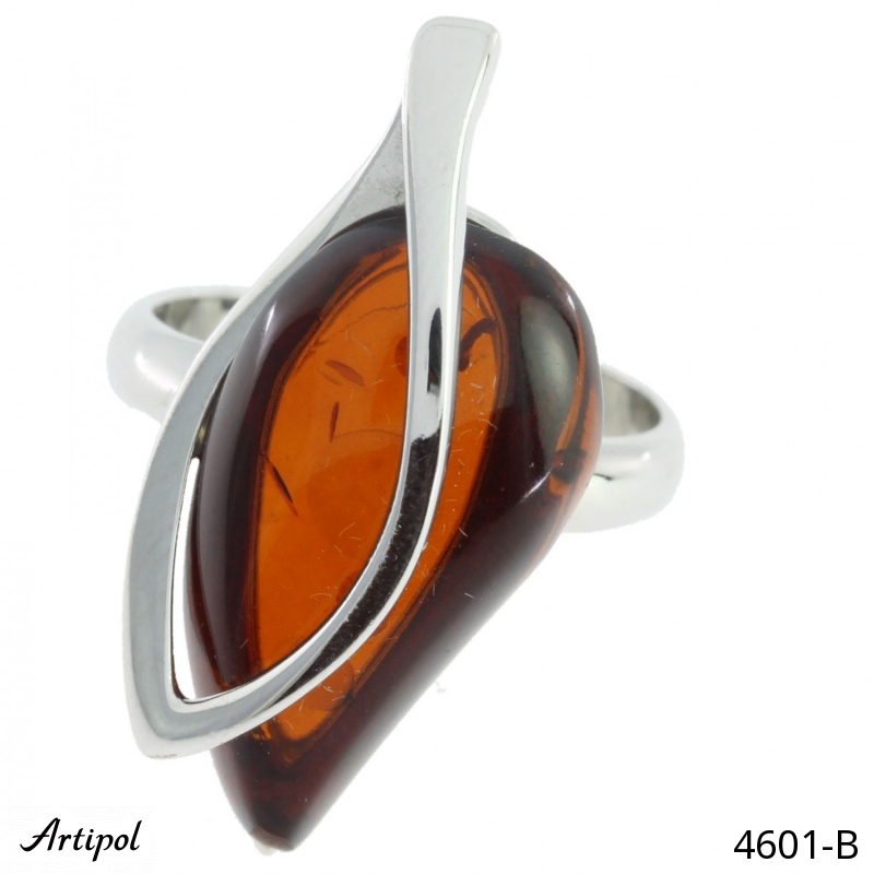 Ring 4601-B with real Amber