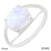 Ring 3018-PL with real Rainbow Moonstone