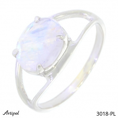Ring 3018-PL with real Moonstone