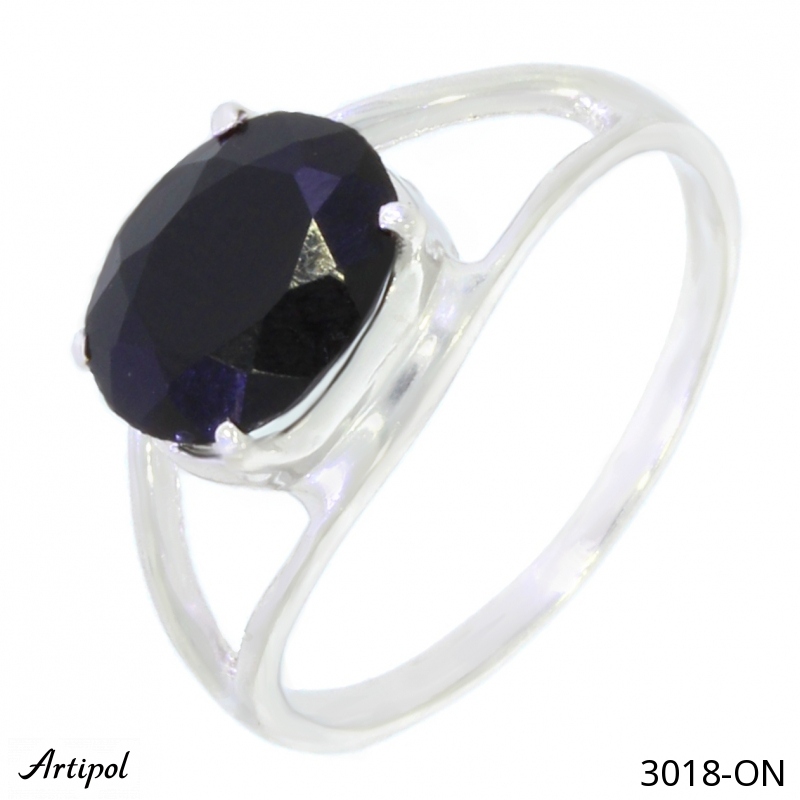 Ring 3018-ON with real Black Onyx