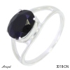 Ring 3018-ON with real Black Onyx