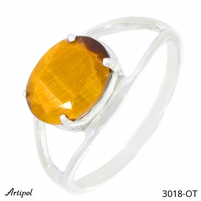 Ring 3018-OT with real Tiger's eye