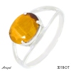 Bague 3018-OT en Oeil de tigre véritable