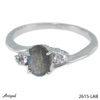 Ring 2615-LAB with real Labradorite