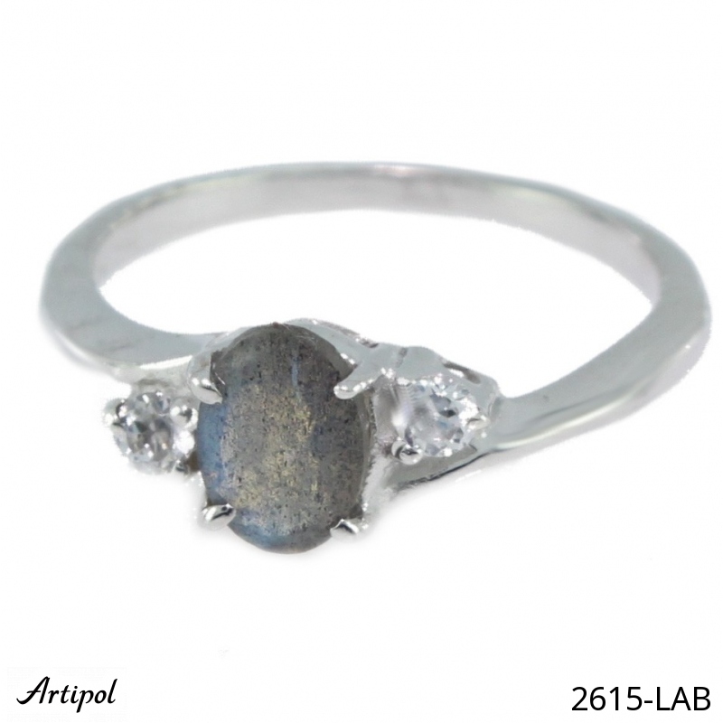 Ring 2615-LAB mit echter Labradorit