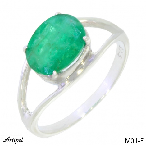 Bague M01-E en Emeraude véritable