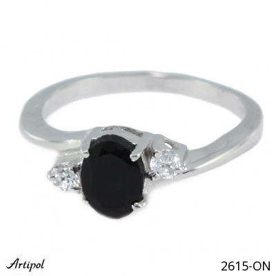 Ring 2615-ON with real Black Onyx