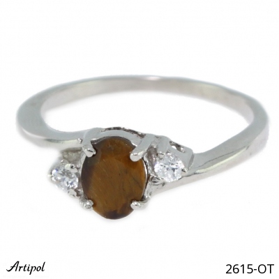 Ring 2615-OT with real Tiger's eye