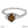 Ring 2615-OT with real Tiger Eye