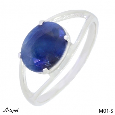 Ring M01-S with real Sapphire