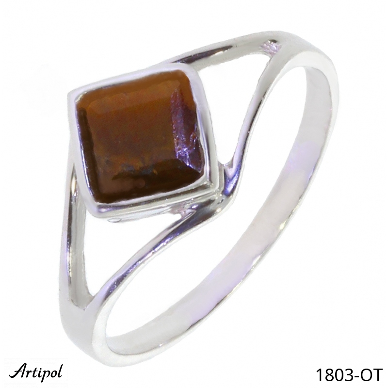 Ring 1803-OT with real Tiger's eye