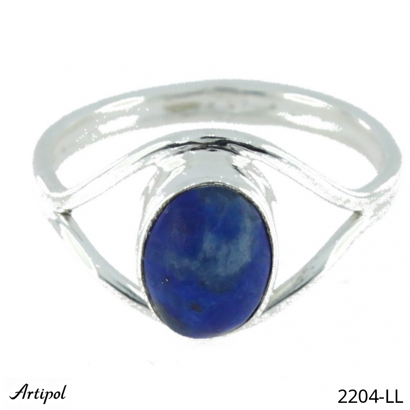 Ring 2204-LL with real Lapis lazuli