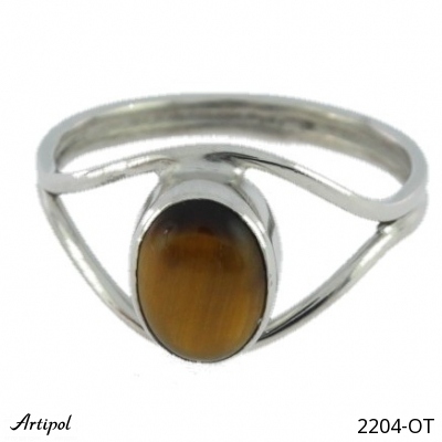 Ring 2204-OT with real Tiger's eye