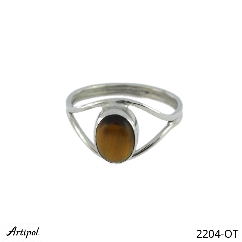 Ring 2204-OT with real Tiger Eye