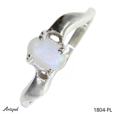Ring 1804-PL with real Moonstone