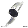 Bague 1804-ON en Onyx noir véritable