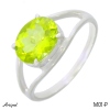 Ring M01-P with real Peridot
