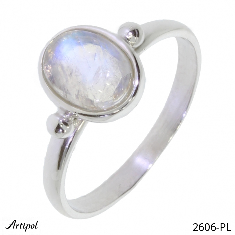 Ring 2606-PL mit echter Mondstein