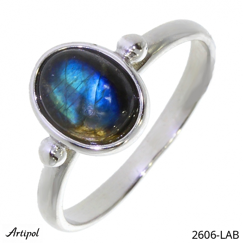 Bague 2606-LAB en Labradorite véritable