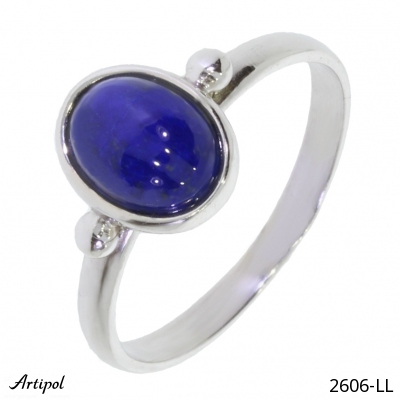 Ring 2606-LL with real Lapis lazuli