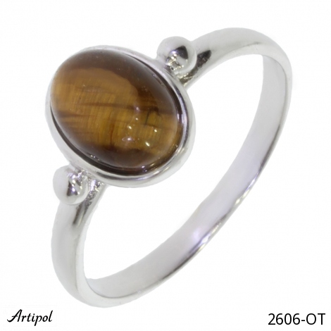 Ring 2606-OT with real Tiger’s Eye