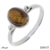 Ring 2606-OT with real Tiger Eye