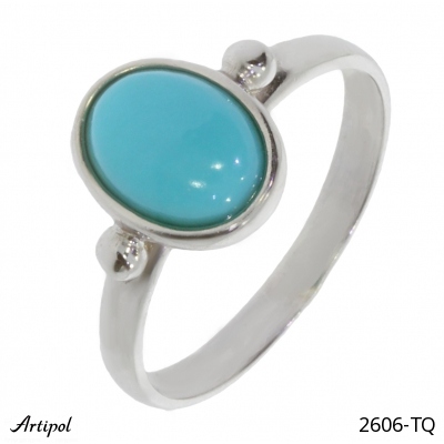 Ring 2606-TQ with real Turquoise