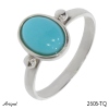 Ring 2606-TQ with real Turquoise