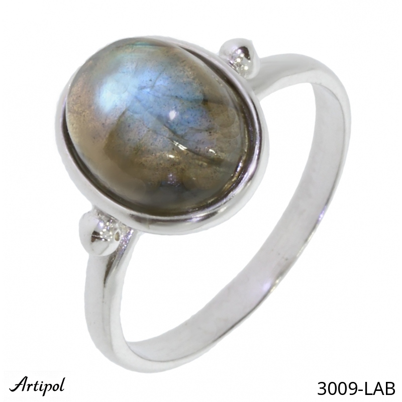 Ring 3009-LAB with real Labradorite