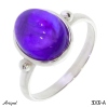 Ring 3009-A with real Amethyst