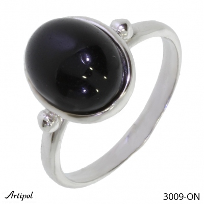 Ring 3009-ON with real Black Onyx