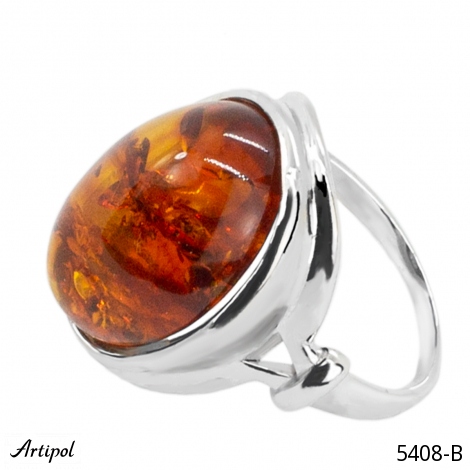 Ring 5408-B with real Amber