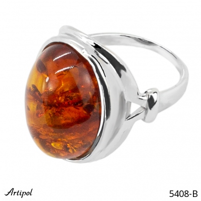 Ring 5408-B with real Amber