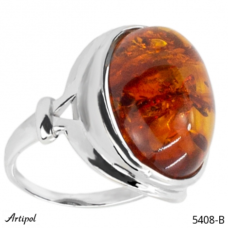 Ring 5408-B with real Amber