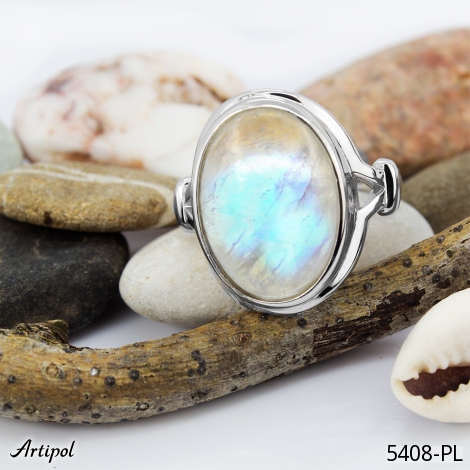 Ring 5408-PL mit echter Mondstein