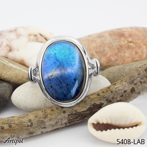 Ring 5408-LAB with real Labradorite