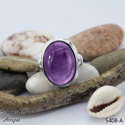 Ring 5408-A with real Amethyst