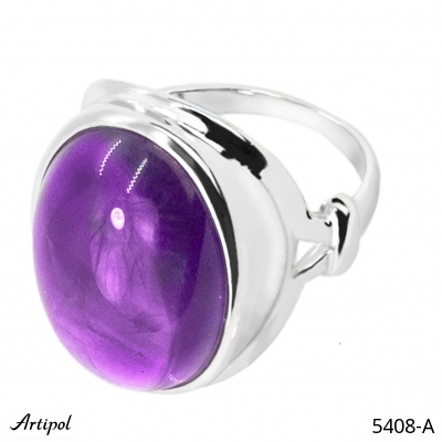 Ring 5408-A with real Amethyst