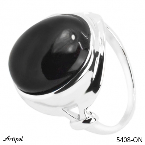 Ring 5408-ON with real Black Onyx