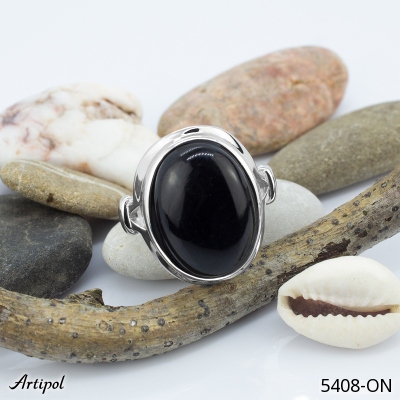 Ring 5408-ON with real Black Onyx
