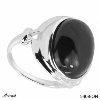 Ring 5408-ON mit echter Schwarzem Onyx
