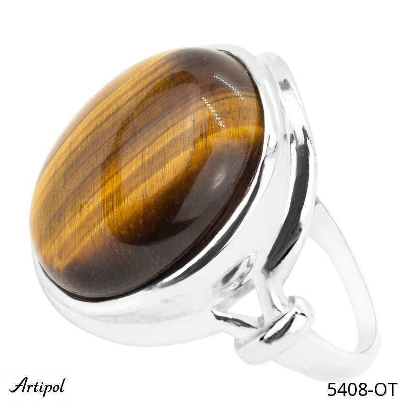 Ring 5408-OT with real Tiger's eye
