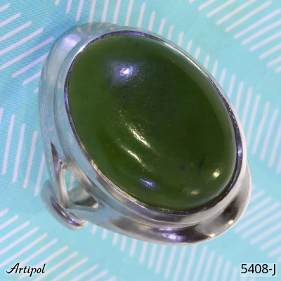 Ring 5408-J with real Jade