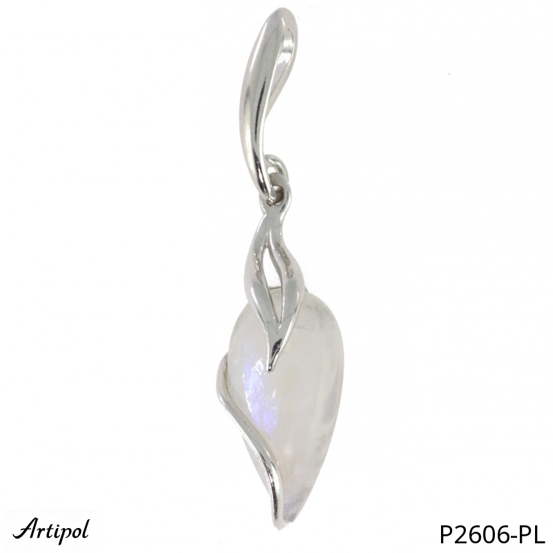 Pendant P2606-PL with real Moonstone