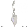 Pendant P2606-PL with real Moonstone