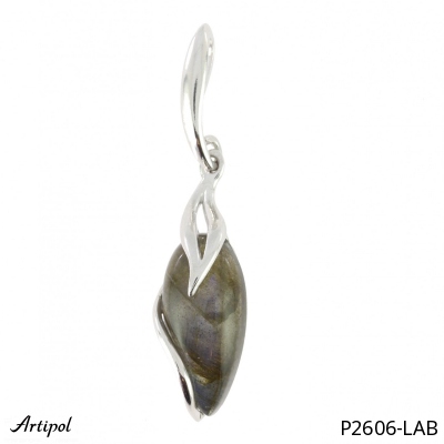 Pendentif P2606-LAB en Labradorite véritable