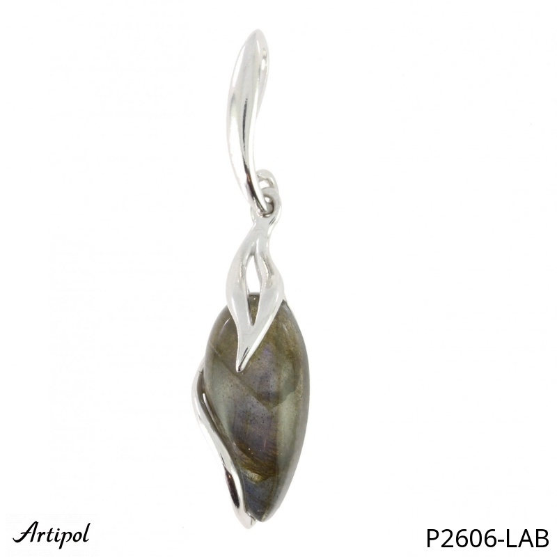 Anhänger P2606-LAB mit echter Labradorit