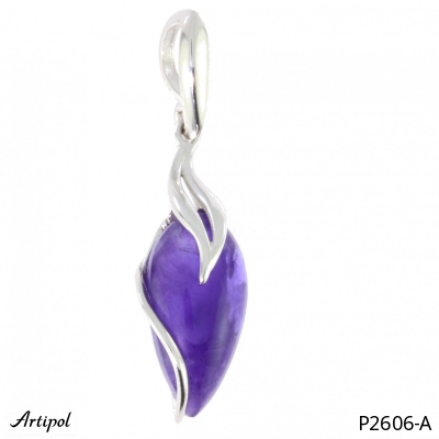 Pendant P2606-A with real Amethyst