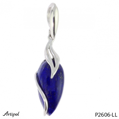 Pendentif P2606-LL en Lapis-lazuli véritable