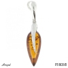 Pendant P3803-B with real Amber